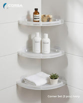 Corner Shelf Set (3 Pcs.) Ivory