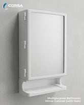 Multipurpose Bathroom Mirror Cabinet (With Slab)