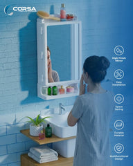 Multipurpose Bathroom Mirror Cabinet (With Slab)