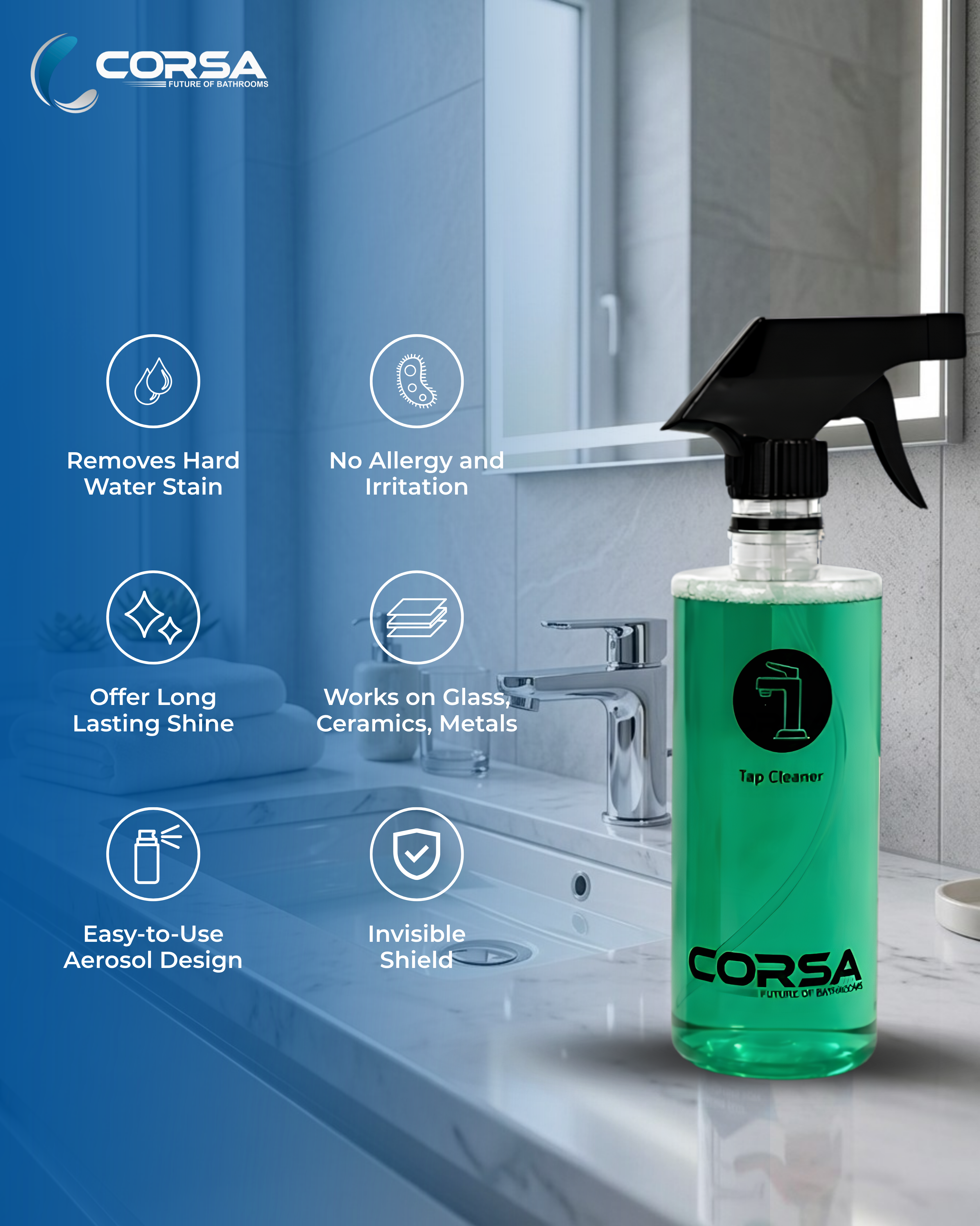 CORSA All Purpose Cleaner – Powerful Shine, Effortless Cleaning